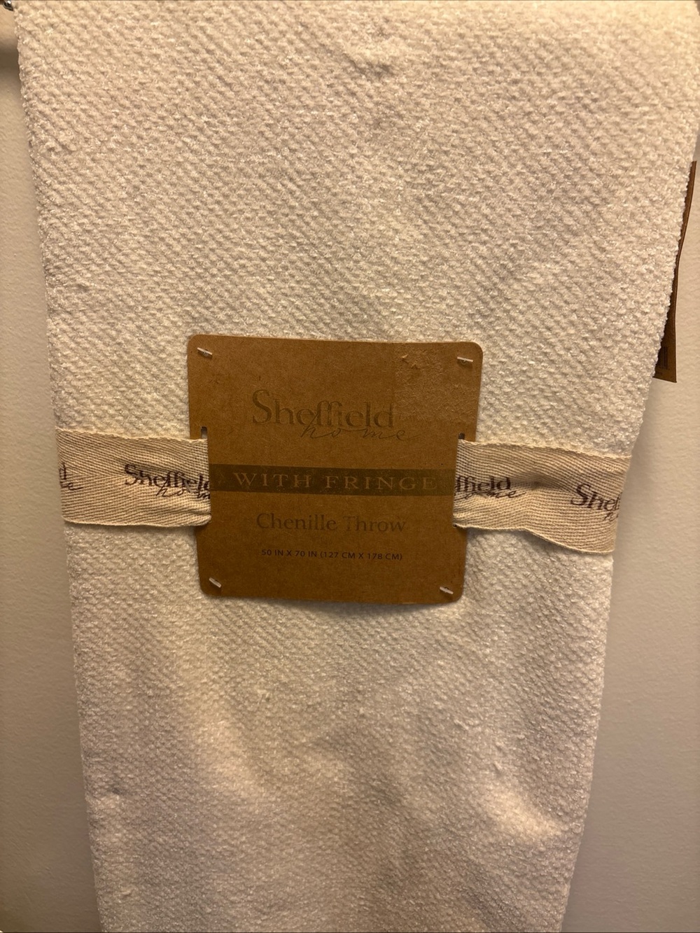 Sheffield home with fringe Chenille throw 50×70